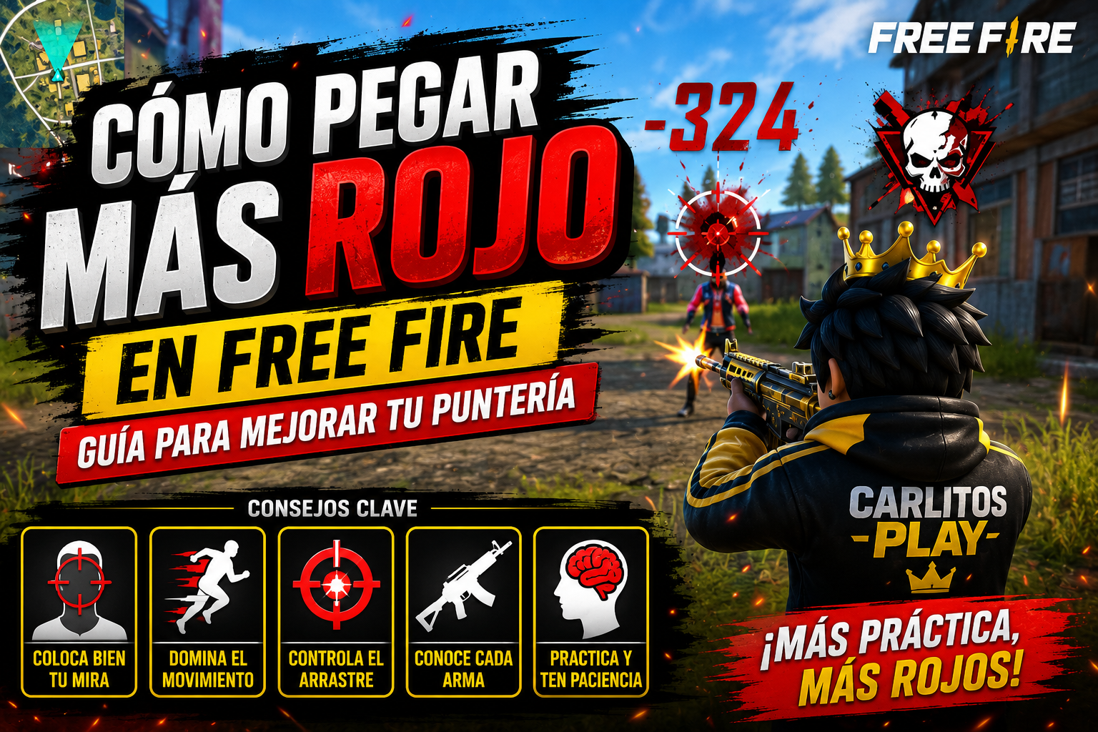 Más headshots en Free Fire