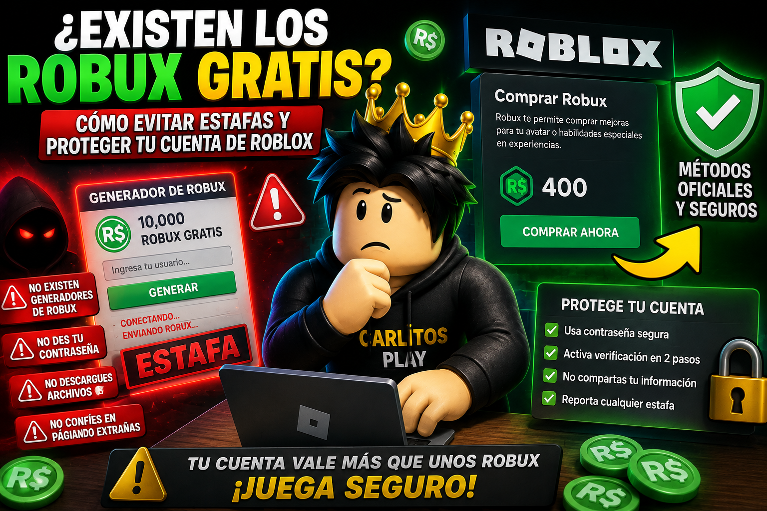 ¿Existen los Robux gratis?